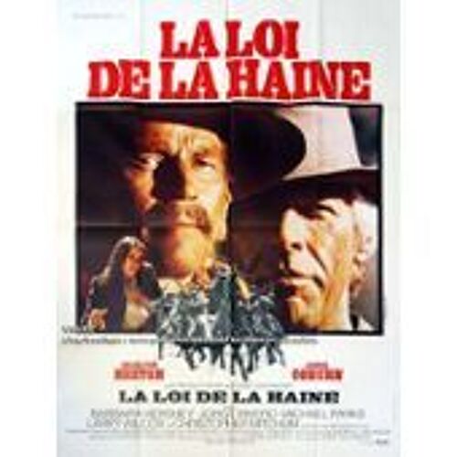 La Loi De La Haine - The Last Hard Men - Andrew V. Mclaglen - Charlton Heston - Affiche De Cinéma Pliée 60x80 Cm