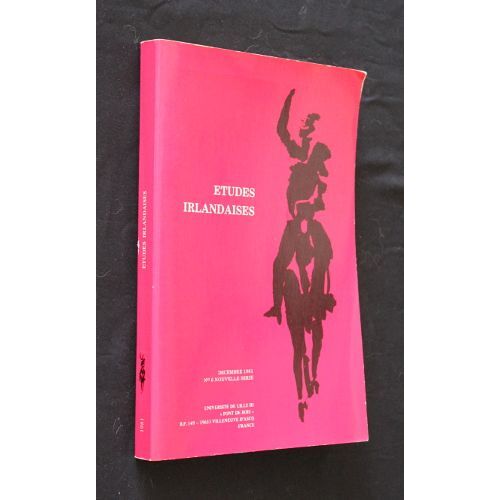Etudes Irlandaises, Décembre 1981, N°6 (Nouvelle Série)