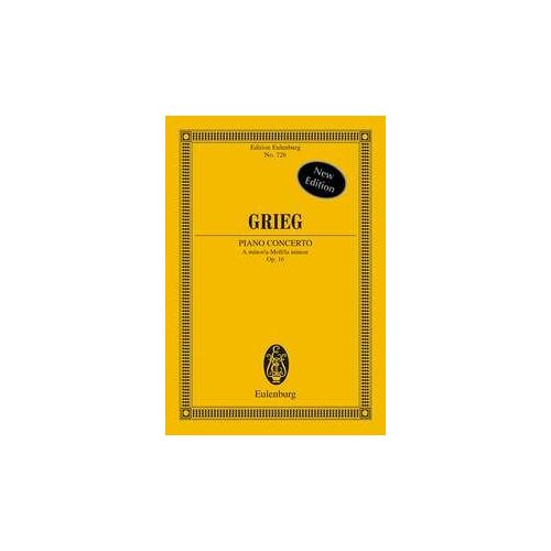 Concerto For Piano And Orchestra In A Minor Opus 16 Piano And Orchestra