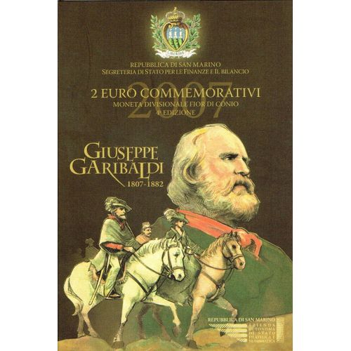 2 Euros Saint Marin 2007: Giuseppe Garibaldi