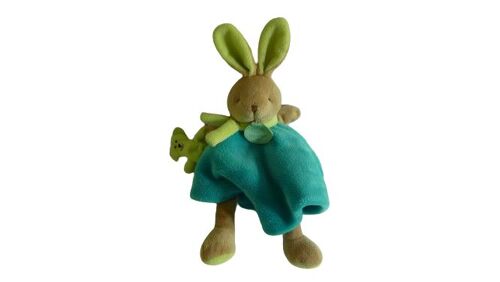 Les Animaux Graffitis - Lapin Turquoise - Doudou Et Compagnie