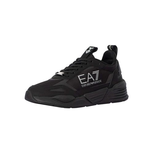 Ea7 Baskets Logo Latéral Noir