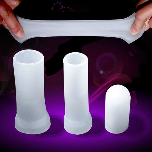 3 Petite Baignoire En Silicone - Capuchon Protecteur De Gland Pour Pompe À Pénis Phallosan/Extender/Agrandissement, Manchons En Silicone Pour Agrandissement Du Pénis/Kit De Serrage Du Pénis