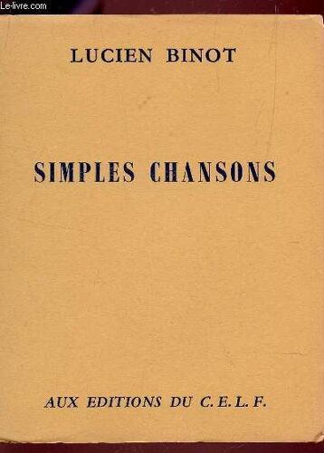 Simples Chansons.