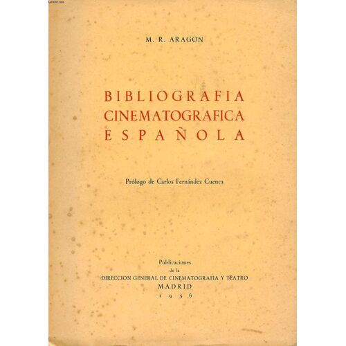 Bibliografia Cinematografica Española