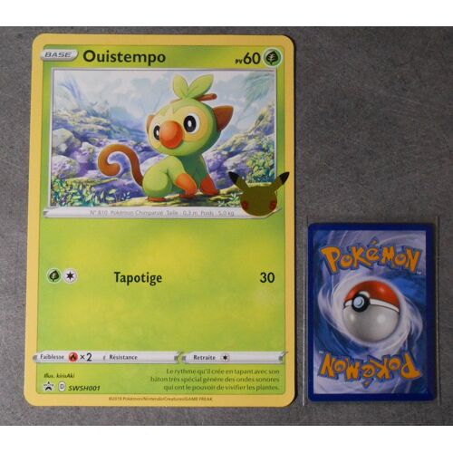 Ouistempo Jumbo Swsh001 - Promo 25 Ans Pokemon - Vf