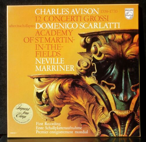 Avison 12 Concerti Grossi D'après Scarlatti Marriner