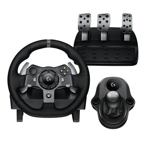 Volant Logitech G920 + Pédales + Levier De Vitesse