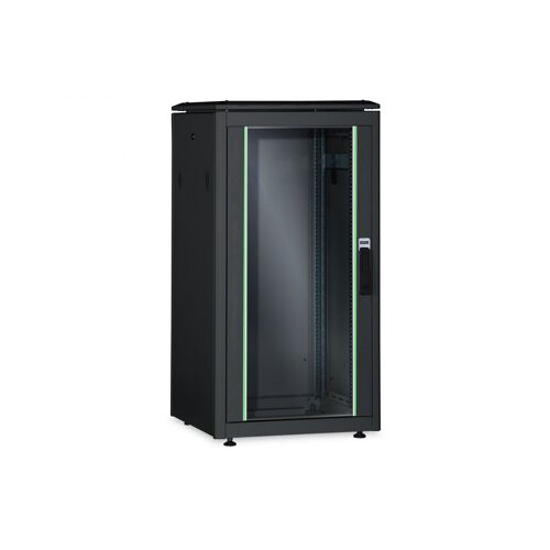 DIGITUS Professional Unique DN-19 26U-8/10-B-1 - Rack armoire - noir, RAL 9005 - 26U - 19