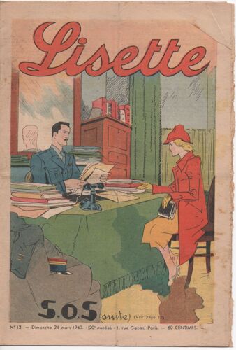 Lisette N°12 Du 24/03/1940