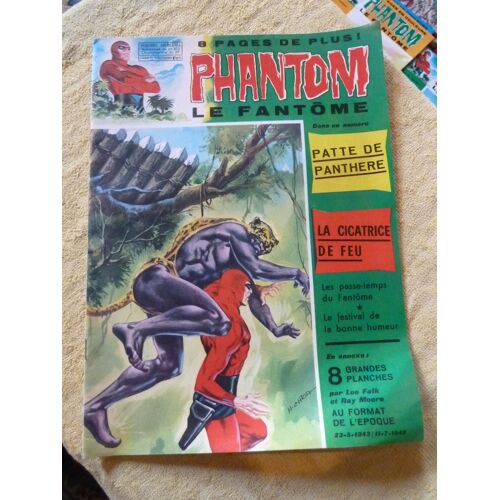Phantom Le Fantôme Aventures Américaines N° 413 - Bimensuel N°413 - Chronologique N°27 : Patte De Panthère - 8 Grandes Planches De Lee Falk Et Ray Moore.