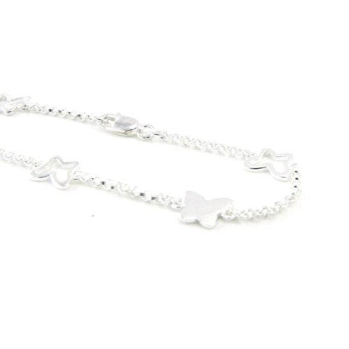 Bracelet Argent "Ronde De Papillons