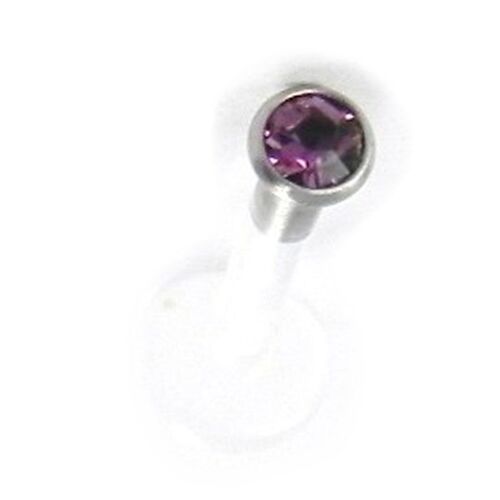 Labret "Mouche" Violet