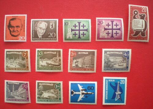 Lot De 13 Timbres Neufs ** - Allemagne Berlin - Années 1961, 1962 Et 1963