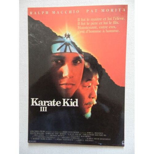 Carte Postale De L'affiche Du Film Karaté Kid 3