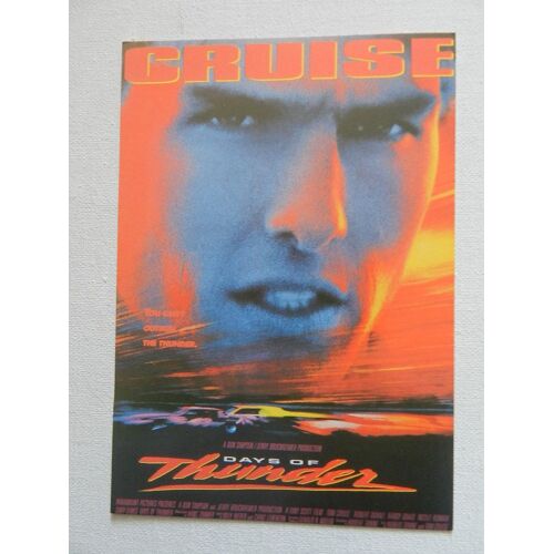Carte Postale Du Film Days Of Thunder