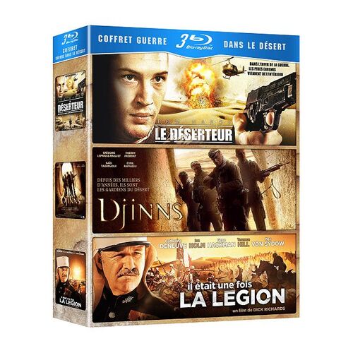 Coffret Guerre Dans Le Désert : Le Déserteur + Djinns + Il Était Une Fois La Légion - Pack - Blu-Ray