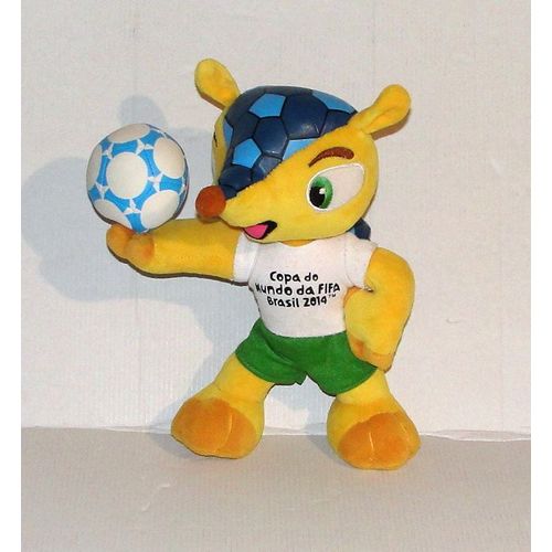 Peluche Fuleco Ballon Football Mascotte Tatou Coupe Du Monde Bresil Fifa 2014