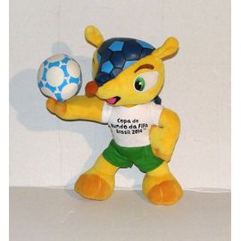 Peluche Fuleco Ballon Football Mascotte Tatou Coupe Du Monde Bresil Fifa 2014