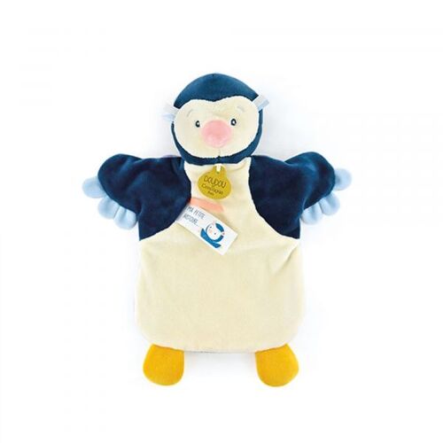 Doudou Marionnette À Main Pingouin