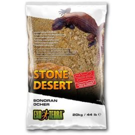 Exo Terra Substrat Désert De Pierres Sonora Ocher 20kg - Pour Reptiles