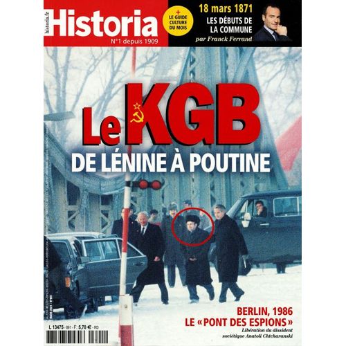 Historia N° 891, Le Kgb De Lénine À Poutine