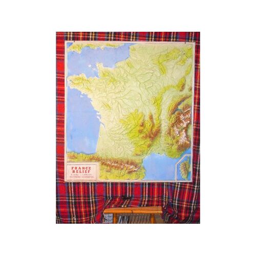 Carte Murale En Relief France Rossigol