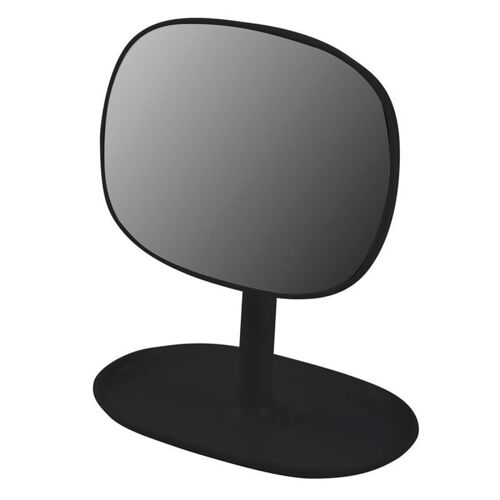 Miroir & Plateau à Bijoux "Vitamine II" 19cm Noir