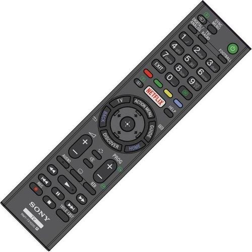 SONY RM-TX100D Télécommande Android TV KD/KDL-43/49/55/65/75_X8005 à X9305C/W755C à W809C