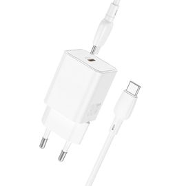 Chargeur Rapide 30W + Cable USB-C Blanc pour iPhone 16 / 16 PLUS / 16 PRO / 16 PRO MAX / 15 / 15 PLUS / 15 PRO / 15 PRO MAX - Little Boutik©