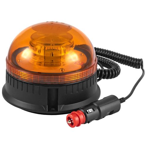 GYROPHARE A LED BITENSION 12/24 VOLTS MAGNETIQUE FAIBLE HAUTEUR