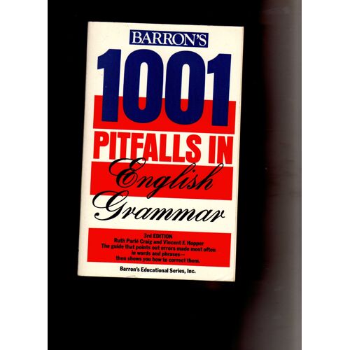 1001 Pitfalls In English Grammar