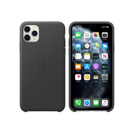 Apple - Coque De Protection Pour Téléphone Portable - Cuir, Aluminium Usiné - Noir - Pour Iphone 11 Pro Max