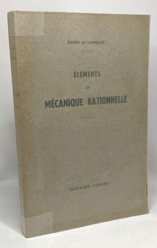 Éléments De Mécanique - 4e Édition