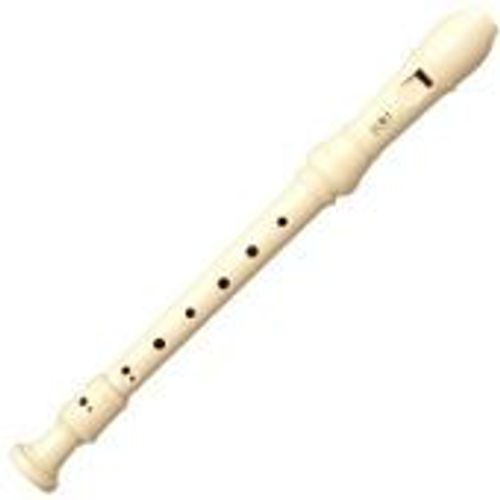 Flûte À Bec Yamaha Yrs-24b Soprano/Descant Recorder Baroque Couleur Beige Dans Housse De Protection.