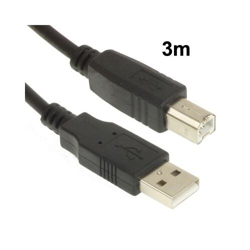 High-Tech Place Câble d'extension USB 2.0 AM vers BM - 3m