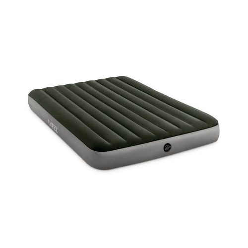 Matelas Gonflable Intex Downy Prestige 2 Places + Gonfleur À Piles