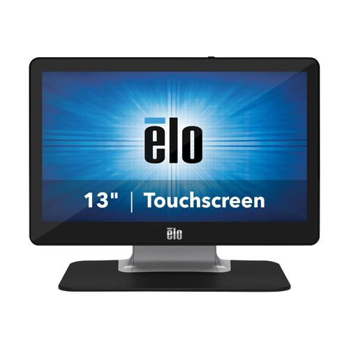 Elo ET1302L - Avec Support - écran LCD - 13.3" - écran tactile - 1920 x 1080 Full HD (1080p) - 300 cd/m² - 800:1 - 25 ms - HDMI, VGA, USB-C - haut-parleurs - noir
