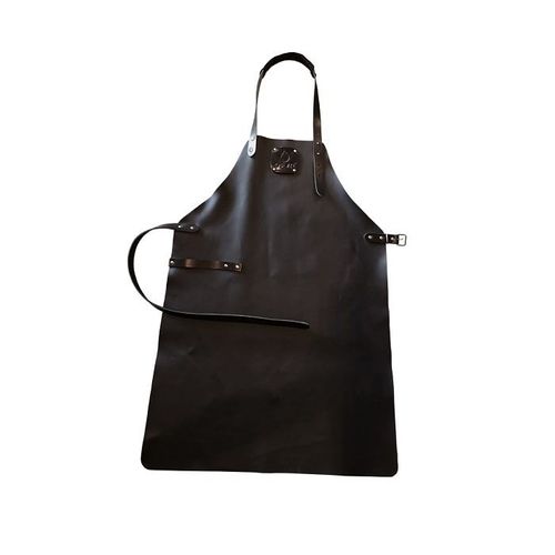 Tablier de cuir Noir OFYR
