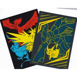 2 Protèges Carte Pokemon - Ultra-Pro - Electhor - Zekrom