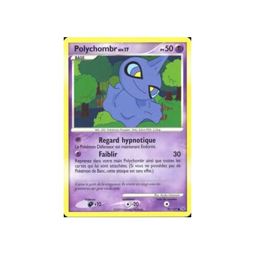 Polychombr Niveau 17. Carte Française 50 Pv 92/127