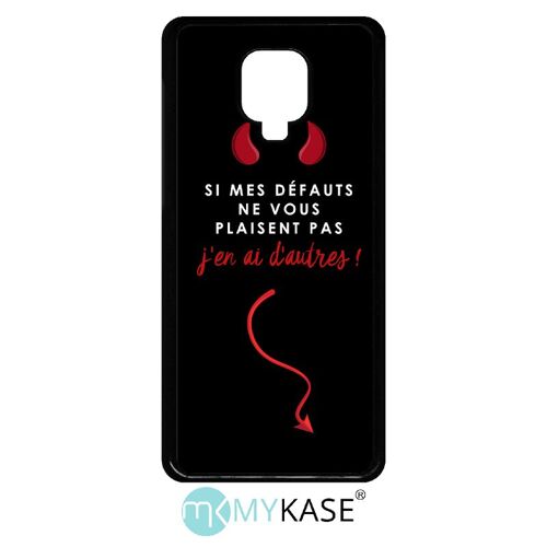 Coque Xiaomi Redmi Note 9 Pro - Citation Dfauts - Noir