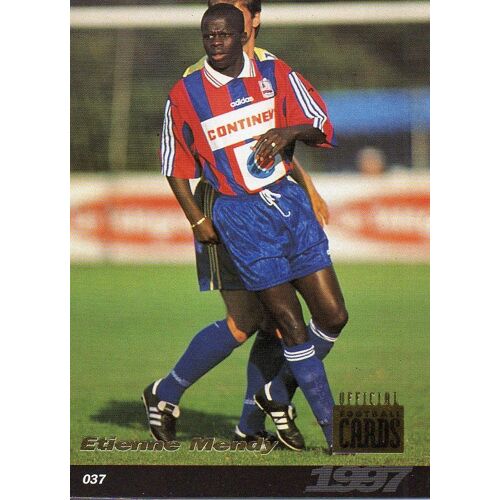 Carte Panini Official Football Cards 1997 Etienne Mendy N°37 Caen