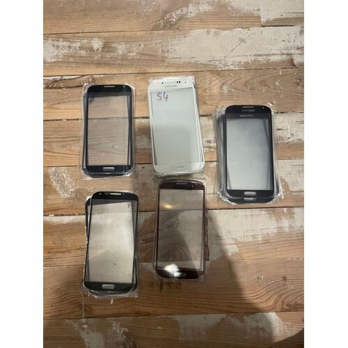 Lot De Vitre De Remplacement Samsung S4 Plusieurs Couleurs 