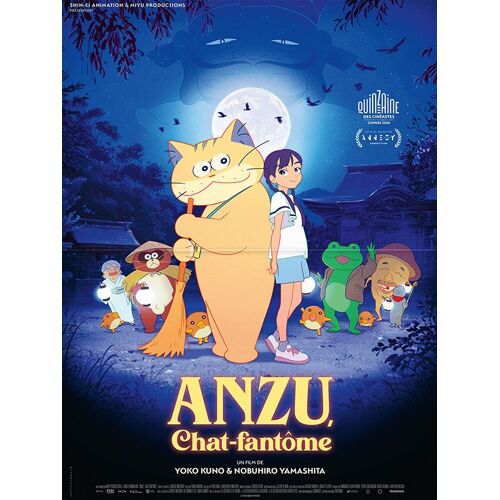 Anzu, Chat-Fantôme (Bakeneko Anzu-Chan) - Véritable Affiche De Cinéma Pliée - Format 40x60 Cm - De Y?ko Kuno Et Nobuhiro Yamashita - Film D'animation - 2024