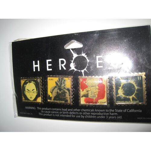 The Heroes Set De 4 Pins Collector Sous Cello