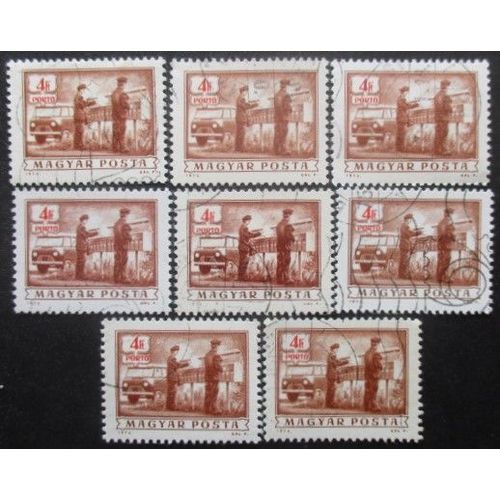 Hongrie Taxe N°242 X 8 Oblitéré