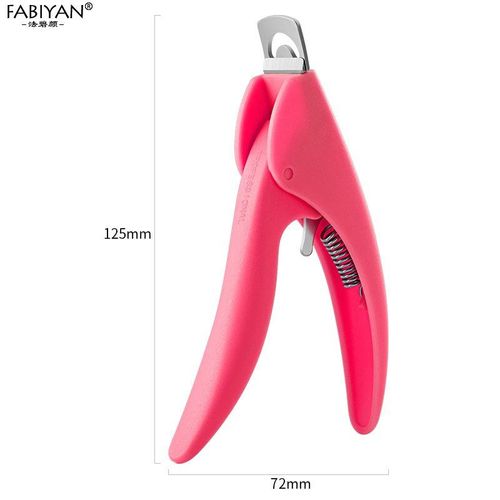 Rose Rouge 02 - Faux-Ongles Colorés En Forme De U, Coupe-Bordure, En Acier Inoxydable, Pour Gel Uv, Pour French Manucure 