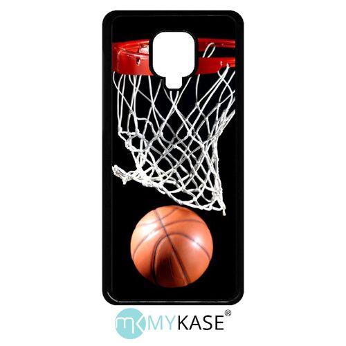 Coque xiaomi redmi note 9 pro - basket ball - noir