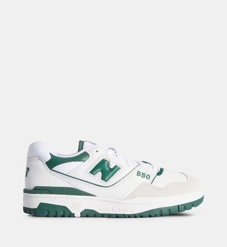 Chaussures New Balance Baskets Basses 550 Cuir Blanc